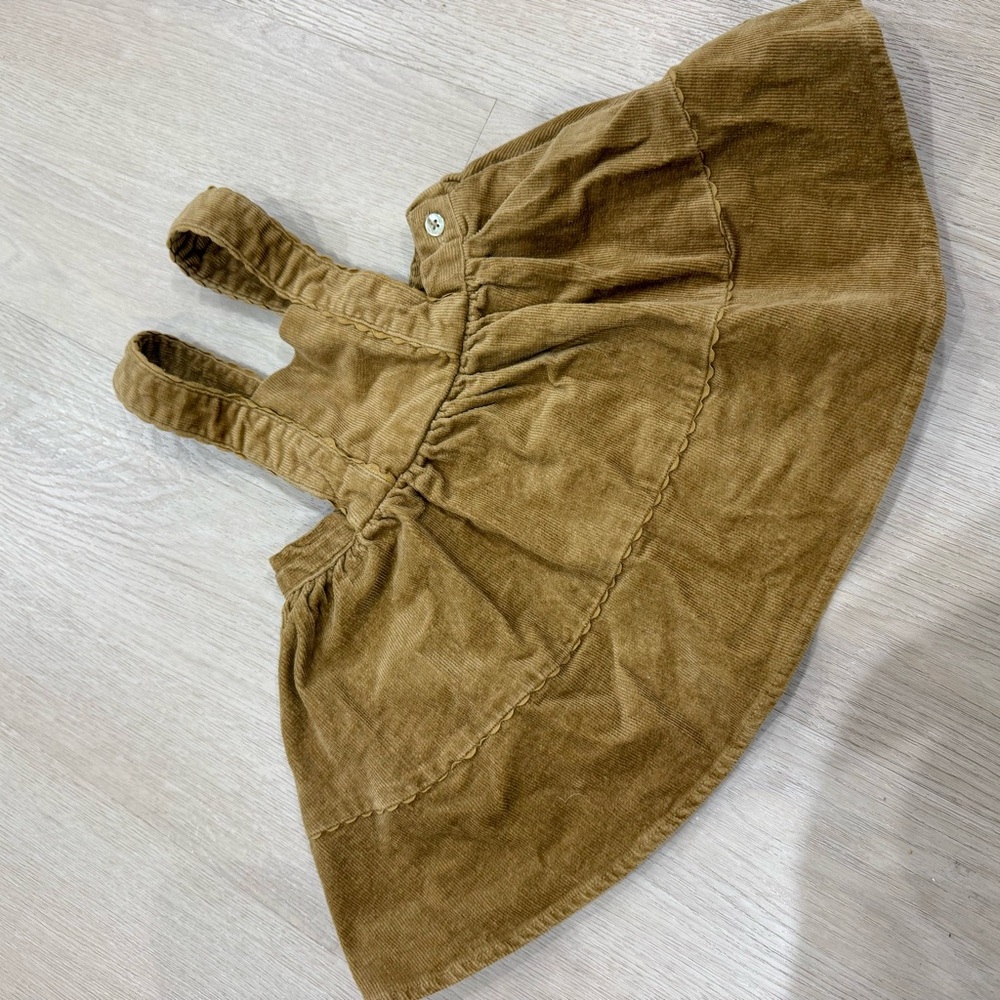 Rylee + Cru Tan Corduroy Girl Dress - Picture 2 of 4